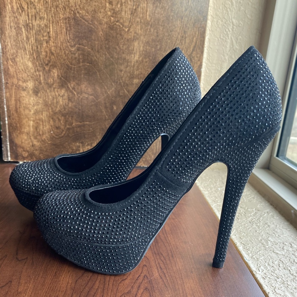 New Betseyville Black High Heel Shoes